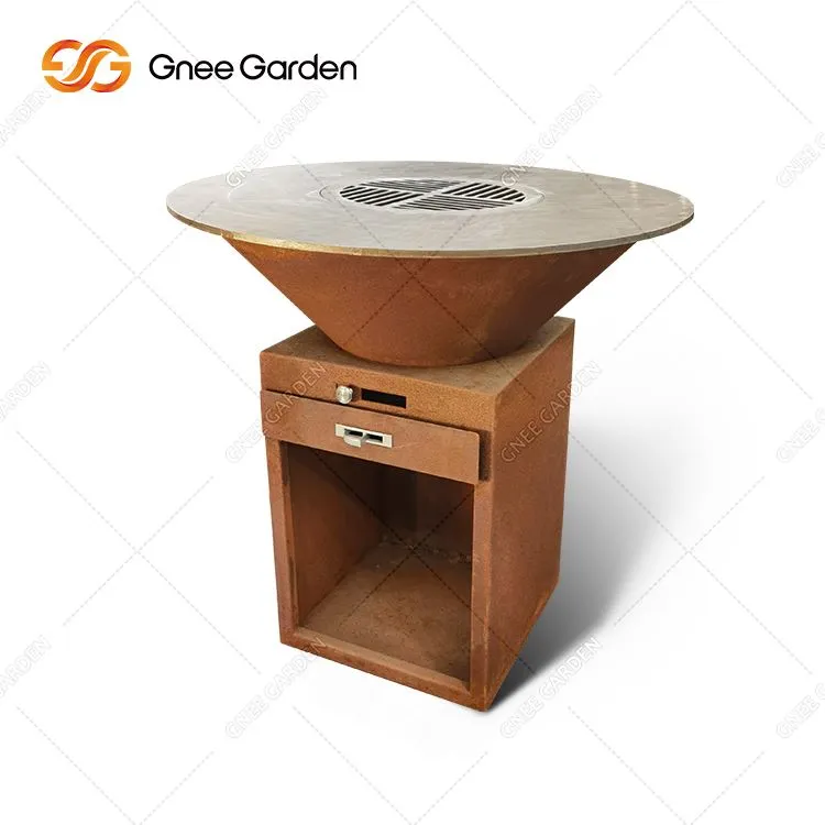 Piemājas ugunskura grils.