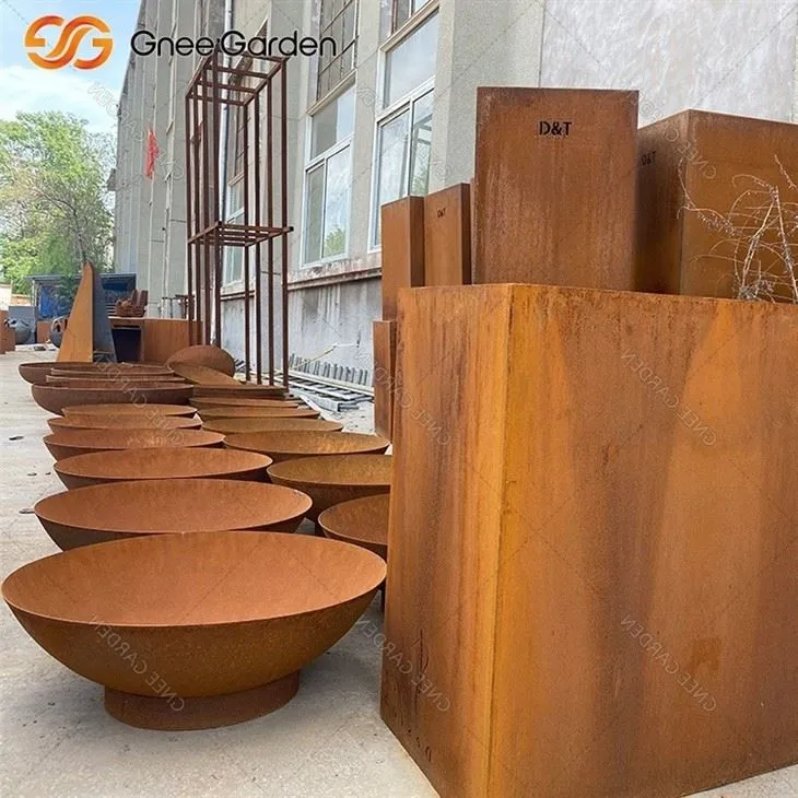 Corten Elegant Fire Bowl Backyard Decor