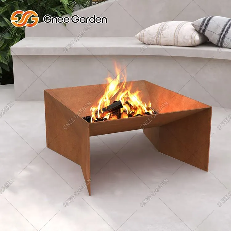 Corten Fire Pit gāzes propāns
