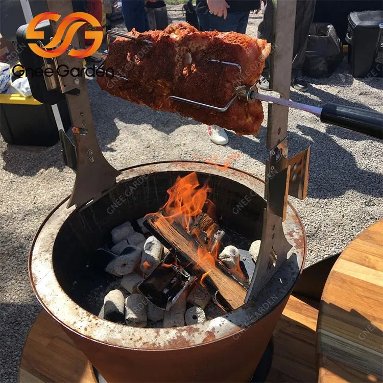 Corten metāla apšuvuma BBQ