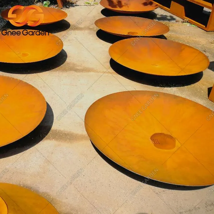 Corten āra baļķu deglis