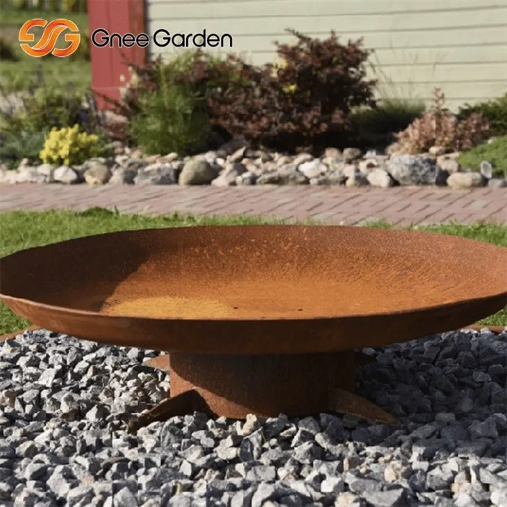 Corten Steel Fire Pit mūsdienu dizains
