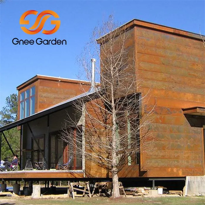 Corten tērauda gofrētie paneļi