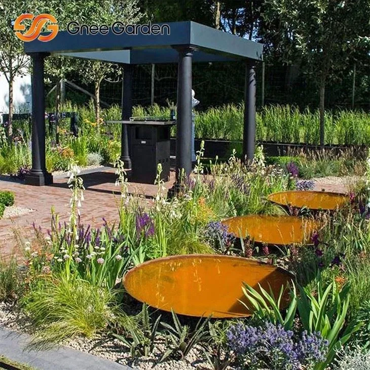 Corten Steel Fire Pit laika apstākļu izturīgs