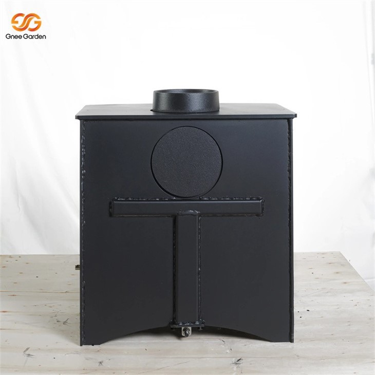 cast iron wood burner outdoor