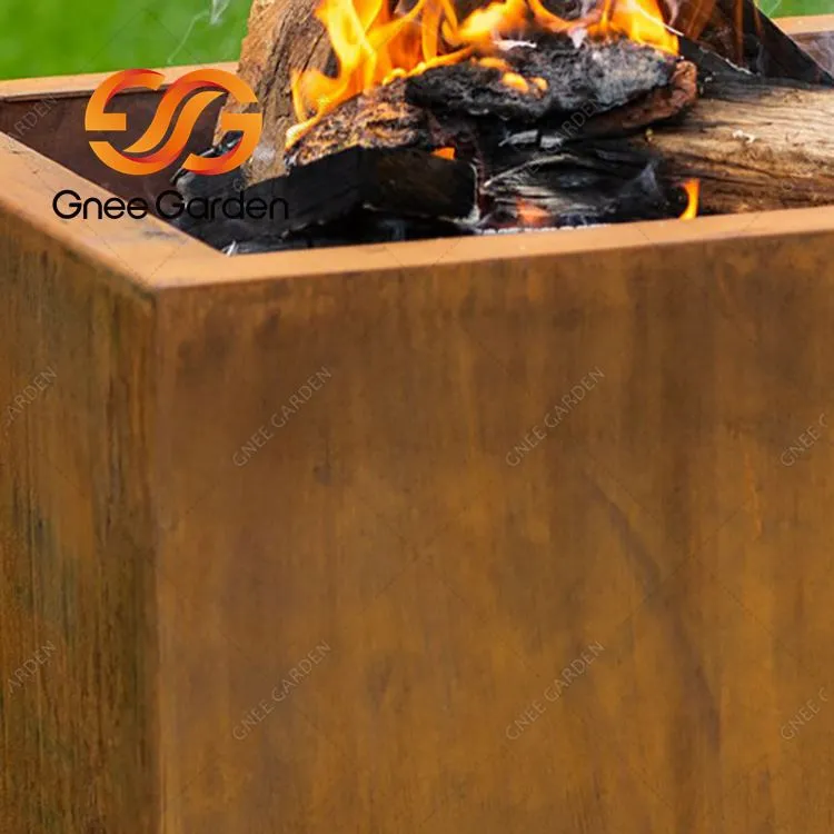 Dārza dekors Corten Steel Fire Pit