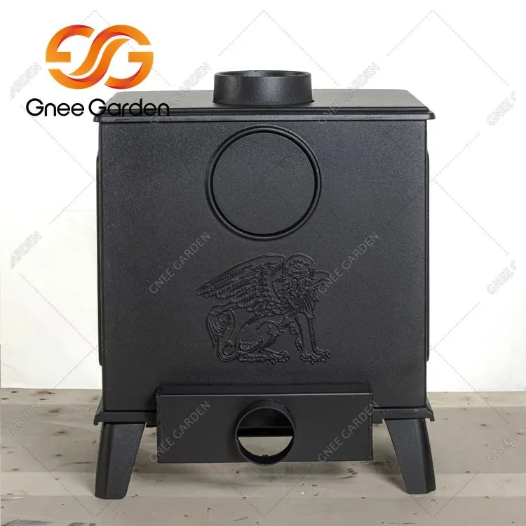 Iekštelpu un āra malkas kurināmie čuguna kamīni