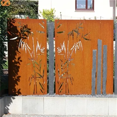 Kāds ir Corten privātuma ekrānu minimālais biezums?