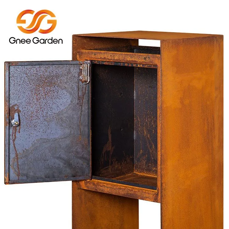 Metāla Corten tērauda pastkaste