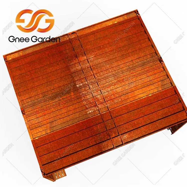 Moderna metāla dārza lapene