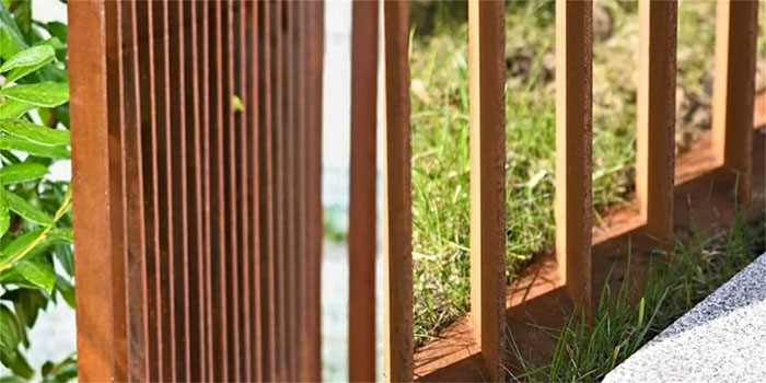 Corten Steel best fence for backyard Corten Steel best fence for backyard