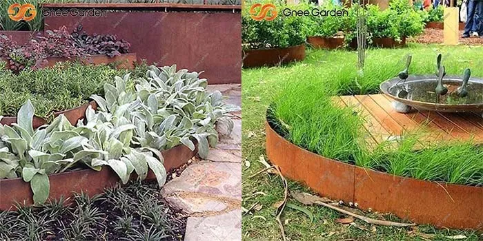 Custom Corten Steel Garden Bed Custom Corten Steel Garden Bed