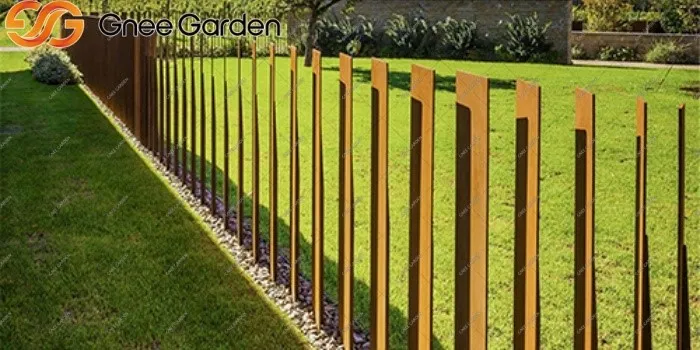 Weathering steel fence Weathering steel fence