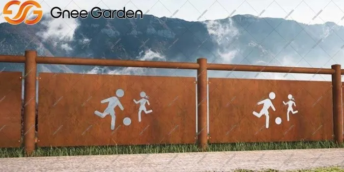 Corten steel fencing panels Corten steel fencing panels