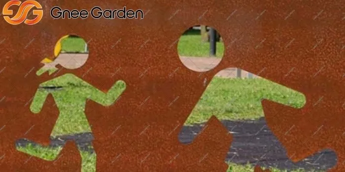 Weathering steel fence Weathering steel fence