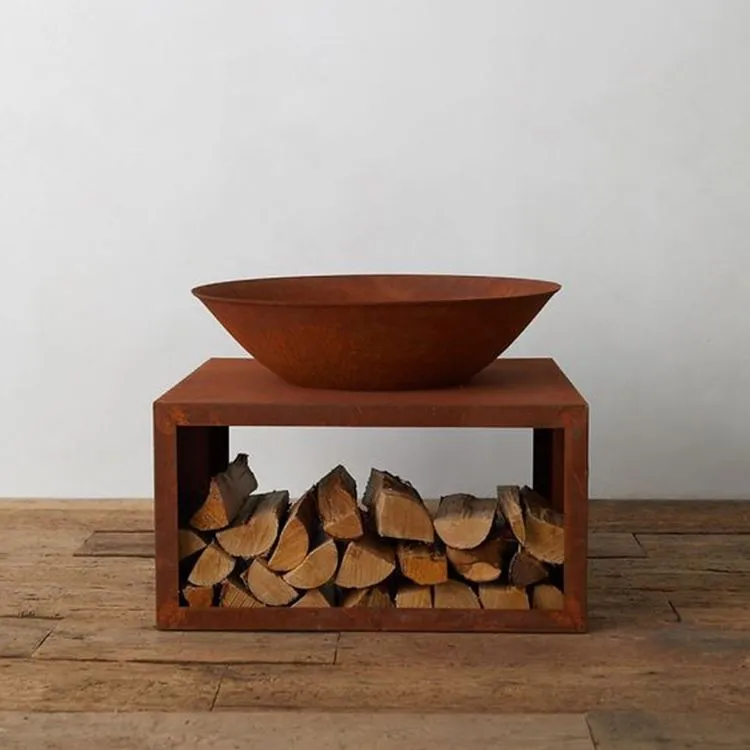 Outdoor Fire Bowl Corten tērauda