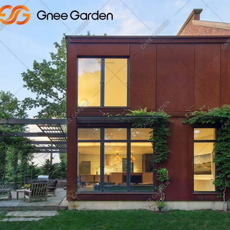 Āra dārza kortena sienas apšuvums