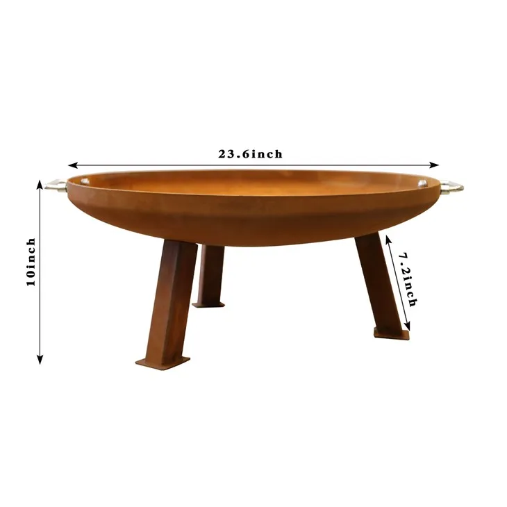 Āra tērauda ugunskura deglis