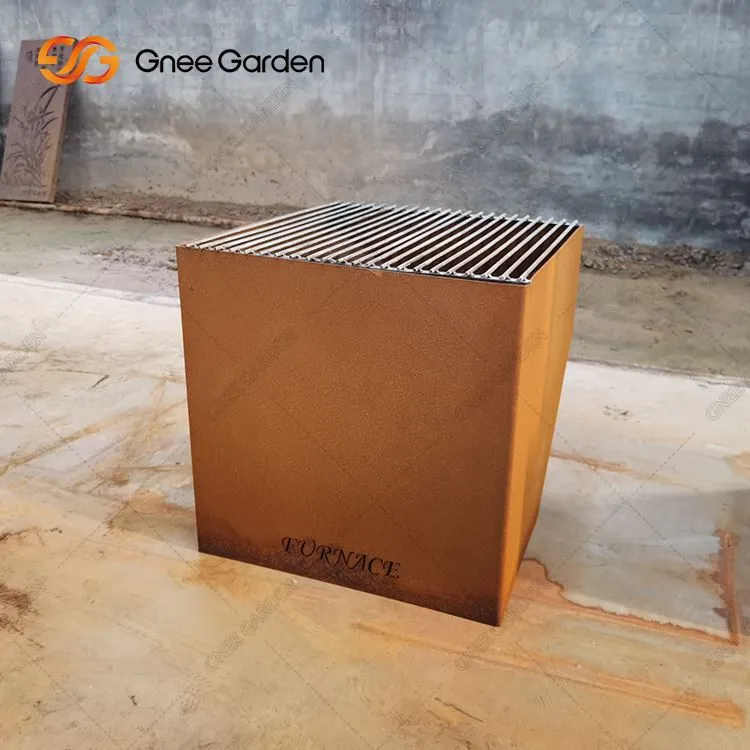 Āra malkas dedzināšana Corten tērauda uguns bedre