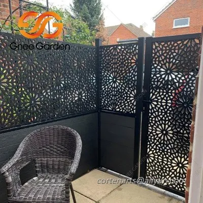 Corten Steel Walkway Gates Corten Steel Walkway Gates