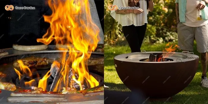 Corten Steel Charcoal grill BBQ Corten Steel Charcoal grill BBQ
