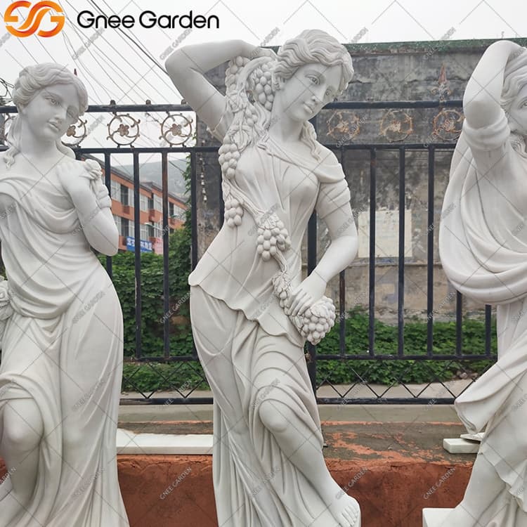 Unikālas dārza statujas marmorā āra dekoram